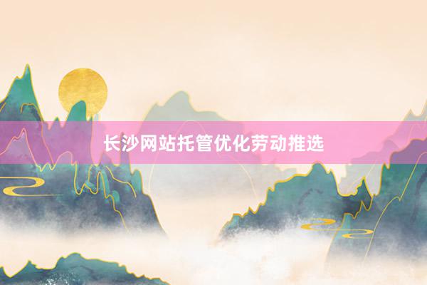 长沙网站托管优化劳动推选